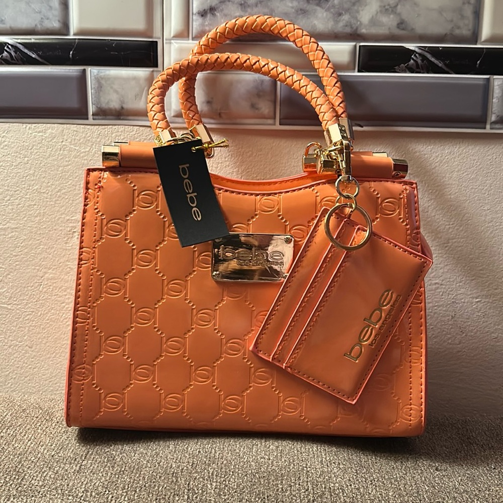 Bebe purse peach color brand new